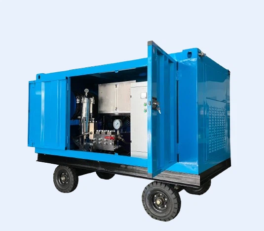 Sprzęt do hydropiaskowania do czyszczenia dużych instalacji hydraulicznych w przemyśle